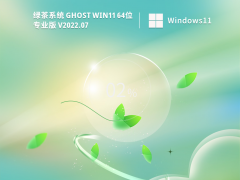 绿茶系统 Ghost Win11 64位